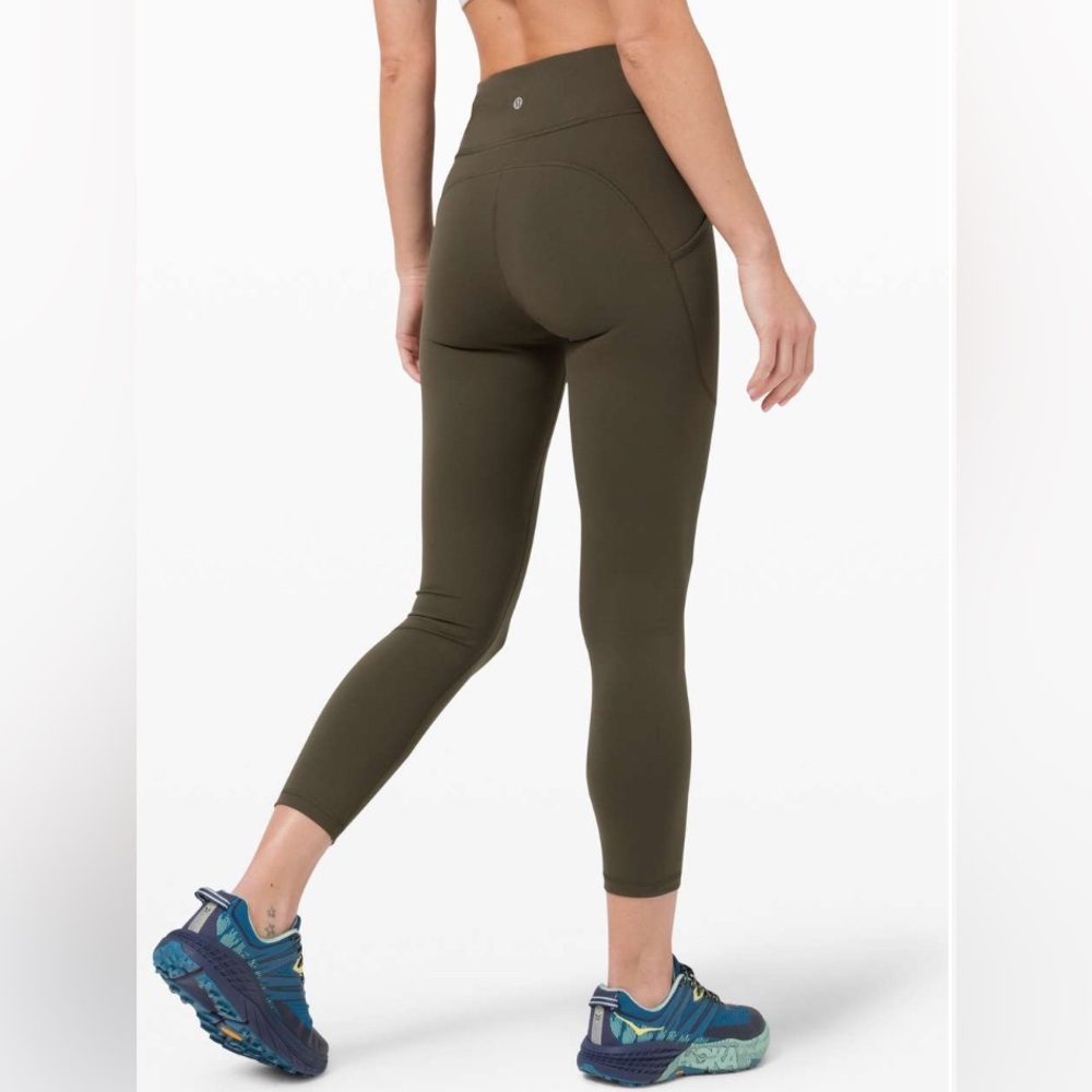 Lululemon Invigorate High-Rise Tight Legging 25" Dark Olive Size 4